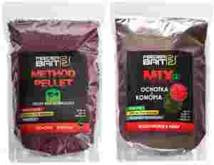 ZESTAW METHOD FEEDER BAIT zanęta i pellet 2mm F1
