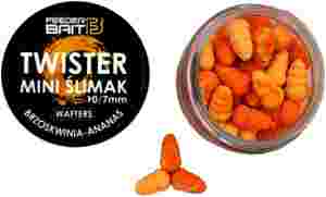 Twister Mini Ślimak Feeder Bait BRZOSKWINIA ANANAS