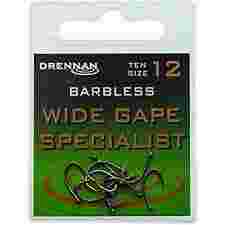 Haczyki Drennan bezzadzior WIDE GAPE SPECIALIST 12