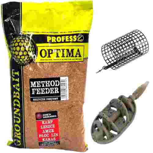 Zanęta wędkarska 1kg Profess Optima METHOD FEEDER feeder grunt spławik