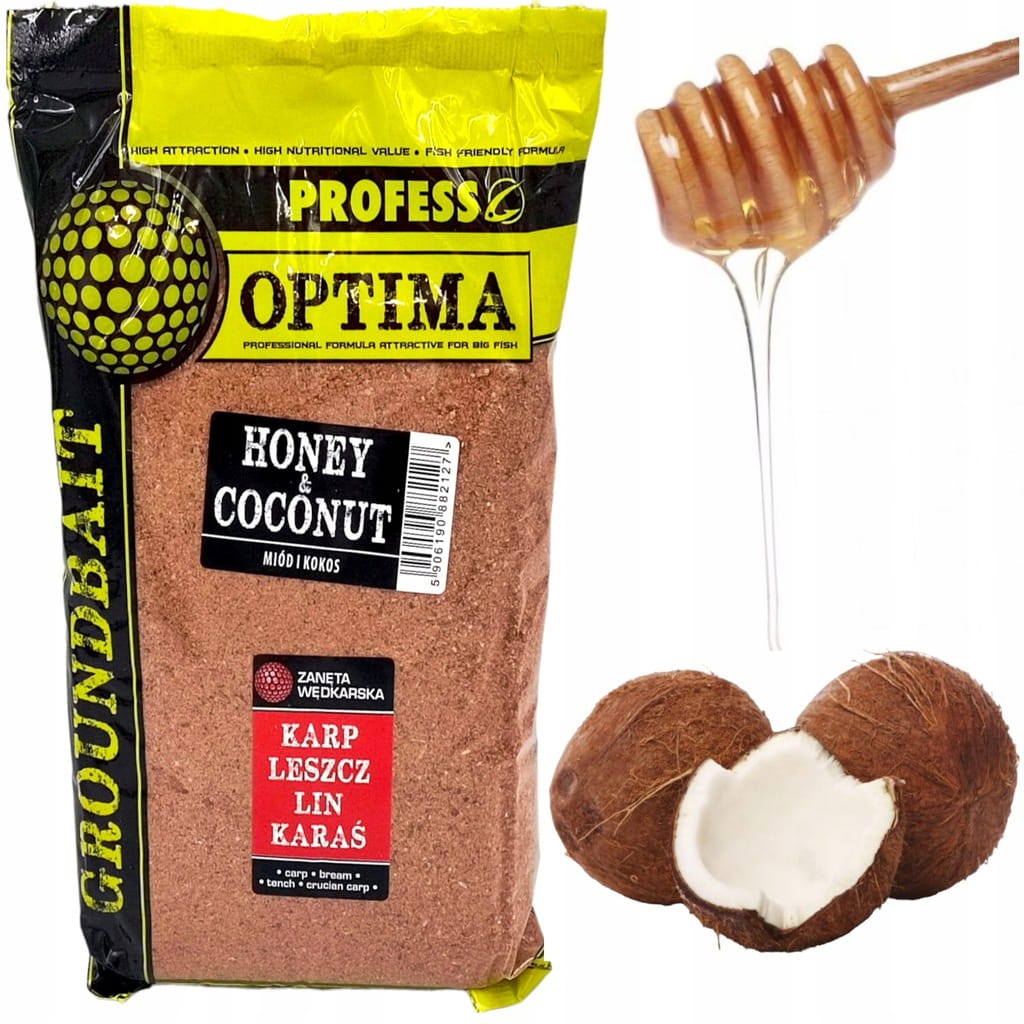 Zanęta wędkarska 1kg Profess Optima MIÓD KOKOS feeder grunt spławik