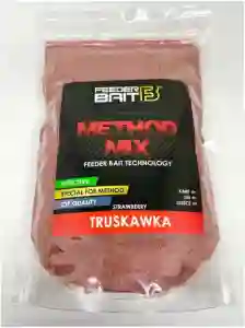 Zanęta Truskawka Feeder Bait METHOD MIX-800g AMUR