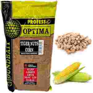 Zanęta wędkarska 1kg Profess Optima ORZECH TYGRYSI KUKURYDZA grunt spławik