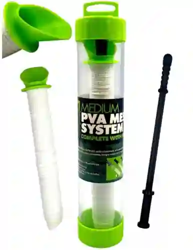 Siatka PVA MEDIUM średnio MELT 37 mm x 7 m 2w1 zestaw z ubijakiem