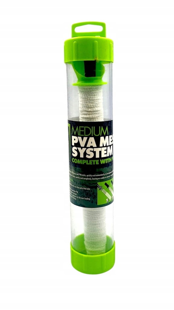 Siatka PVA MEDIUM średnio MELT 37 mm x 7 m 2w1 zestaw z ubijakiem