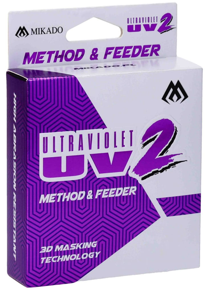 Żyłka wędkarska na kołowrotek method feeder mikado 0.18mm 300 m ULTRAVIOLET