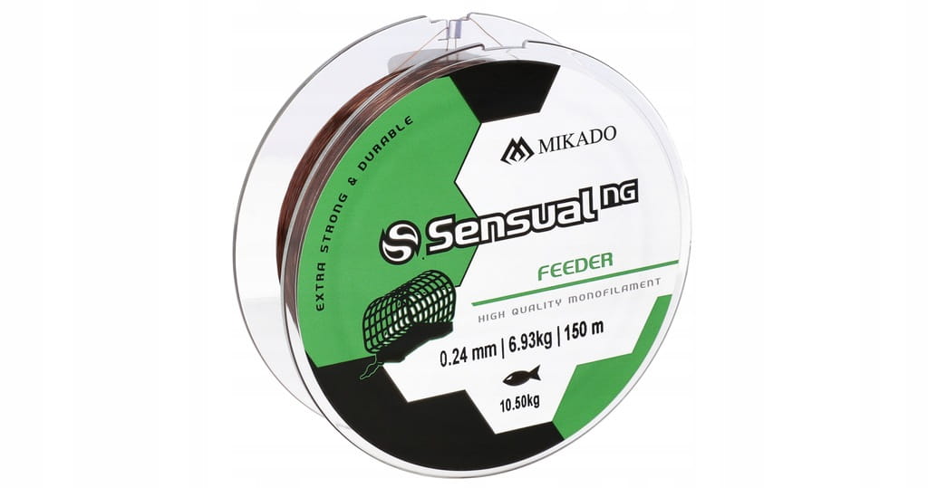 Żyłka wędkarska na kołowrotek method feeder mikado 0.28 mm 150 m brązowa