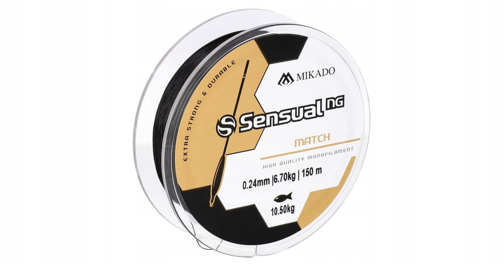 Żyłka wędkarska na kołowrotek MATCH mocna mikado 0.18 mm 150 m spławik