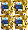 4x Ziarna zanętowe gotowe ORZECH KONOPIA KUKURYDZA PSZENICA 1kg Carp Seed