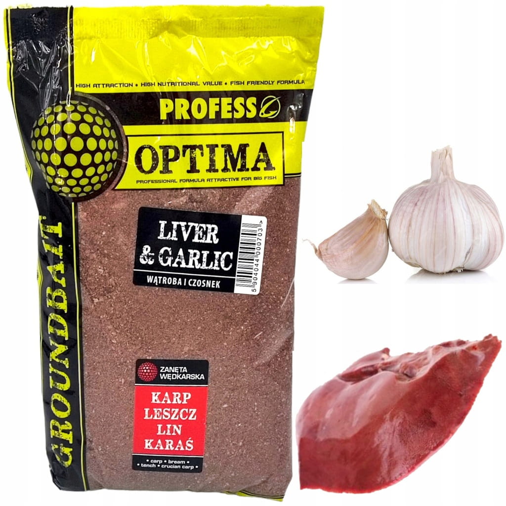 Zanęta wędkarska 1kg Profess Optima HALIBUT PIEPRZ feeder grunt spławik