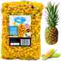 4x Kukurydza zanętowa wędkarska 1kg NATURALNA ANANAS gotowe ziarna Carp