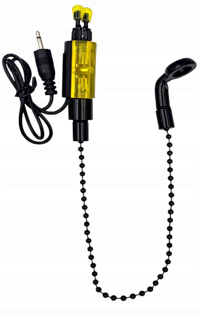 4x HANGER WĘDKARSKI SYGNALIZATOR BRAŃ ELEKTRONICZNA DIODA LED ŁAŃCUSZEK