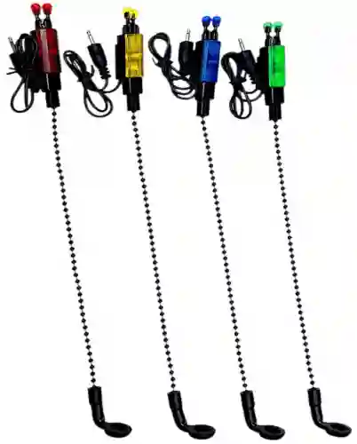 HANGER WĘDKARSKI SYGNALIZATOR BRAŃ ELEKTRONICZNA DIODA LED ŁAŃCUSZEK