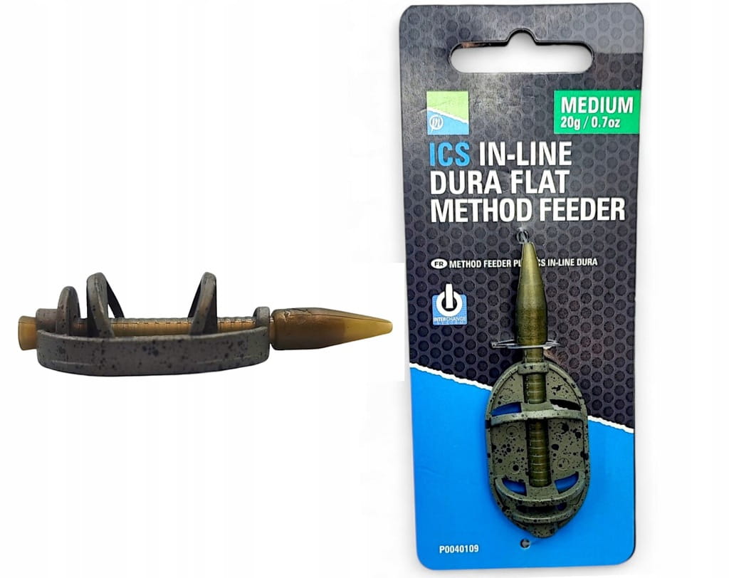 Podajnik Preston MEDIUM 30g koszyk koszyczek ICS In line Dura Flat Metoda