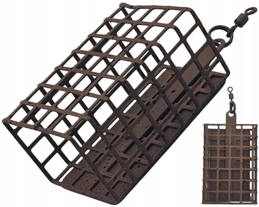koszyk koszyczek zanętowy 40g kwadratowy stalowy eco