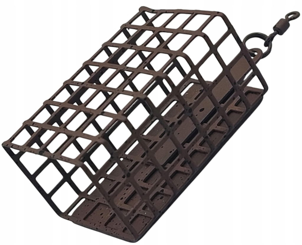 koszyk koszyczek zanętowy 40g kwadratowy stalowy eco