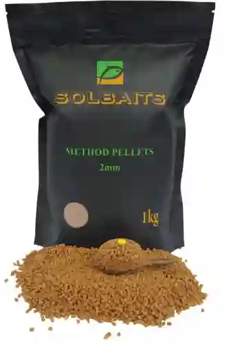 Pellet 2mm Solbaits Method Feeder pellets 1kg jasny