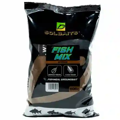 Zanęta wędkarska Solbaits Fish Mix Brown 0.8kg method feeder killer