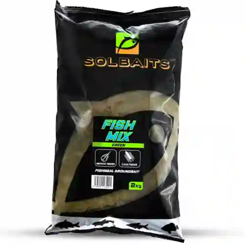 Zanęta wędkarska Solbaits Fish Mix Green 2kg method feeder killer