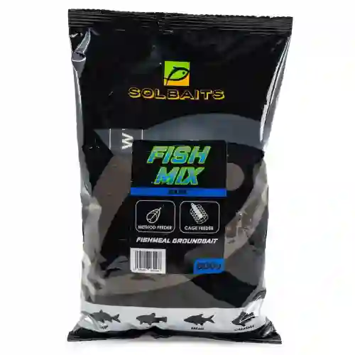 Zanęta wędkarska Solbaits Fish Mix Dark 0.8kg method feeder killer