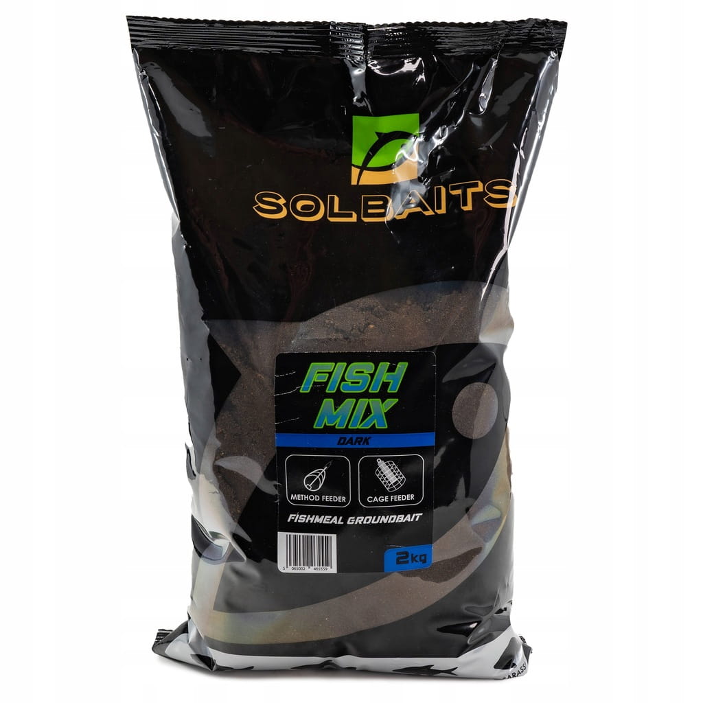Zanęta wędkarska Solbaits Fish Mix Dark 0.8kg method feeder killer