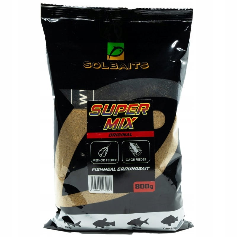 Zanęta wędkarska Solbaits Fish Mix Dark 0.8kg method feeder killer
