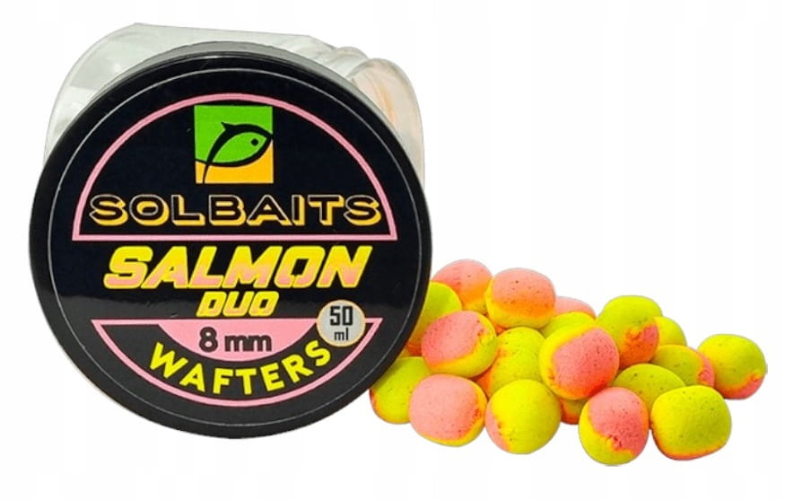 Wafters Solbaits Salmon Duo 8mm Orange - Yellow method feeder killer