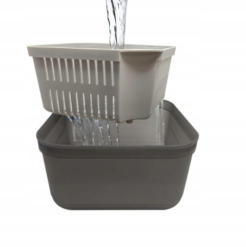 Feeder Bait zestaw do namaczania pelletu sitko + pojemnik 1.9L