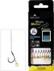 Przypon przypony 10cm z gumką hak nr8 bez zadziorowy method feeder mocne