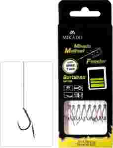 Przypon przypony hak nr10 bez zadziorowy method feeder 10cm plecionka igła
