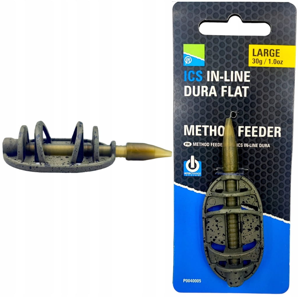 Podajnik PRESTON koszyk koszyczek ICS Inline Dura Flat S 20g Method Feeder