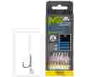 Przypon przypony 10cm z gumką hak nr6 bez zadziorowy method feeder plecion